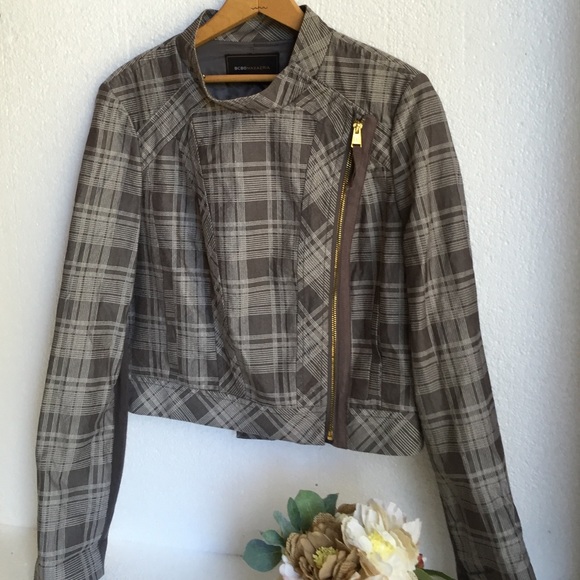 BCBG Gray Zip Jacket - Picture 3 of 4